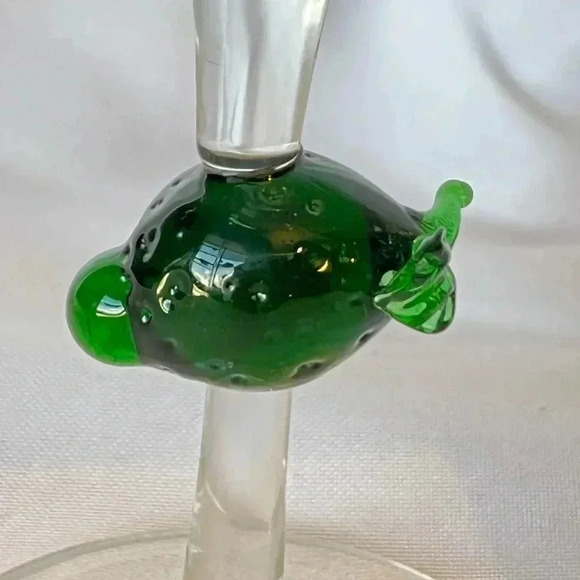 Vintage Handblown Margarita Glasses - Picture 2 of 4